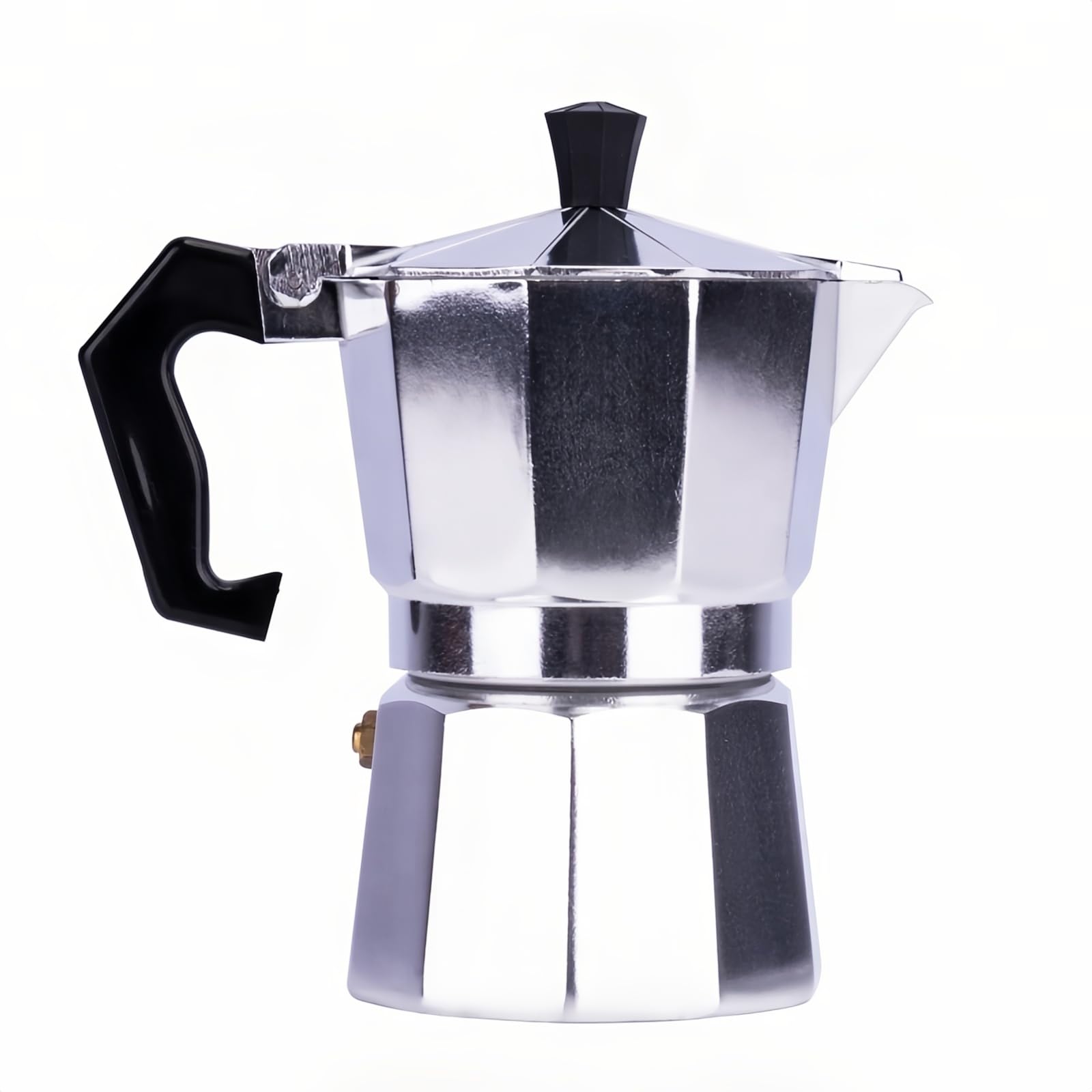 MVPLUE Classic Moka Pot 6 Cup 9 oz，Stovetop Espresso Maker